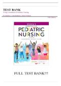 Wong&rsquo;s Essentials of Pediatric Nursing &ndash; 11th Edition &lpar;Hockenberry&comma; Wilson & Rodgers&rpar; &vert; Complete Test Bank for Chapters 1&ndash;31 