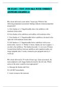 OB EXAM 1 TEST 2026 Q&A WITH CORRECT ANSWERS GRADED A&plus;
