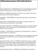 CCRC Questions & Answers 100&percnt; Verified &lpar;Grade A&plus;&rpar;