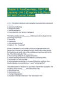Chapter 5&colon; Reinforcement&comma; PSYC 387 Learning&colon; Unit 3 &lpar;Chapters 5-6&rpar;&comma; Psych 387 With Correct Answer
