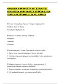 ONS&sol;ONCC CHEMOTHERAPY EXAM FULL QUESTIONS AND CORRECT ANSWERS 2026 TESTED QUESTIONS ALREADY PASSED