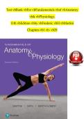 Test Bank for Fundamentals of Anatomy & Physiology 11th Edition by Frederic Martini LATEST VERSION A