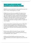 ORION SERIES 65 REVIEW SHEET QUESTIONS 2026 VERIFIED ANSWERS