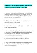 ORION SERIES 65 STUDY SHEET SOLUTIONS 2026 CORRECT ANSWERS VERIFIED