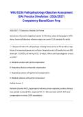 WGU D236 Pathophysiology Objective Assessment &lpar;OA&rpar; Practice Simulation &vert; 2026&sol;2027 &vert; Competency-Based Exam Prep