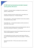 IS-100b Final Exam Introduction to Incident Command System questions with answers