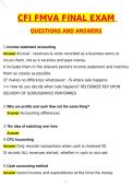 2026 CFI FMVA BUNDLED EXAMS CFI CBCA Core Course Assessment Exam Newest 2026 Questions and Answers &lpar;Latest 2026 &sol; 2027 Update&rpar; &lpar;Verified Answers&rpar; 100&percnt; Correct Grade A&plus; CFI CBCA & FMVA Final Exam Questions w Verified Solutions Financial Analysis for Credit