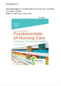 Test Bank - Davis Advantage for Fundamentals of Nursing Care&colon; Concepts&comma; Connections & Skills 4th Edition By Burton & Smith&comma; All 38 Chapters Covered&vert; Latest 2026