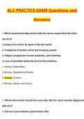 ALS Practice Questions Exam Newest 2026 Questions and Answers &lpar;Latest 2026 &sol; 2027 Update&rpar; &lpar;Verified Answers&rpar; 100&percnt; Correct &vert; Grade A&plus;