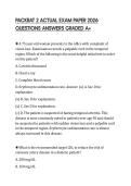 PACKRAT 2 ACTUAL EXAM PAPER 2026 QUESTIONS ANSWERS GRADED A&plus;