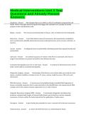 Medical Interventions Unit 3 Test Questions and Already Passed Answers&period;