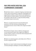 PADI OPEN WATER DIVER FINAL 2026 COMPREHENSIVE ASSESSMENT