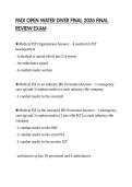 PADI OPEN WATER DIVER FINAL 2026 FINAL REVIEW EXAM