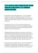 PALS ACTUAL TEST PAPER STUDY GUIDE PRACTICE SOLUTION 2026 PERFECT GRADE RECORD&period;