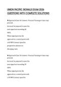 UNION PACIFIC SIGNALS EXAM 2026 QUESTIONS WITH COMPLETE SOLUTIONS