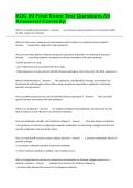 EOC MI Final Exam Test Questions All Answered Correctly&period;