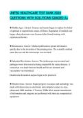 UNITED HEALTHCARE TEST BANK 2026 QUESTIONS WITH SOLUTIONS GRADED A&plus;