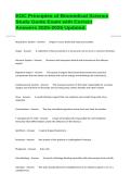 EOC Principles of Biomedical Science Study Guide Exam with Correct Answers 2025-2026 Updated&period;