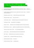 EOC REVIEW PBS LATEST EXAM 2025-2026 QUESTIONS ALL SOLVED CORRECT&period;
