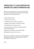UPDATED NWSA TTT-1 EXAM QUESTIONS AND ANSWERS FOR COMPLETE PREPARATION 2026