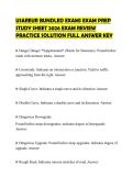 USAREUR BUNDLED EXAMS EXAM PREP STUDY SHEET 2026 EXAM REVIEW PRACTICE SOLUTION FULL ANSWER KEY