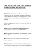 USMC CACO EXAM STUDY GUIDE 2026 TEST PAPER QUESTIONS AND SOLUTIONS