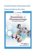 Test Bank For Essentials of Pharmacology for Health Professions 9th Edition by&comma; Bruce Colbert&vert; Newest Edition 2026
