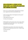 USPA SKYDIVING A LICENSE ACTUAL EXAM SCRIPT 2026 COMPLETE QUESTIONS AND VERIFIED SOLUTIONS