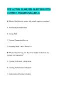 PCIP ACTUAL EXAM 2026 QUESTIONS WITH CORRECT ANSWERS GRADED A&plus;