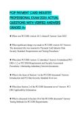 PCIP PAYMENT CARD INDUSTRY PROFESSIONAL EXAM 2026 ACTUAL QUESTIONS WITH VERIFIED ANSWERS GRADED A&plus;