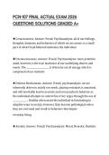 PCN-107 FINAL ACTUAL EXAM 2026 QUESTIONS SOLUTIONS GRADED A&plus;