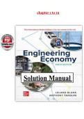 Engineering Economy 9th Edition &ndash; Blank &ndash; Solutions Manual PDF