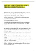 PCT COMPREHENSIVE REVIEW SET 2026 RELIABLE SOLUTIONS GRADED A&plus;