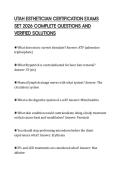 UTAH ESTHETICIAN CERTIFICATION EXAMS SET 2026 COMPLETE QUESTIONS AND VERIFIED SOLUTIONS