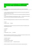 PROPERTY & CASUALTY QUESTIONS GA EXAM AND ANSWERS GRADED A&plus;&period;
