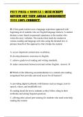 PECT PREK-4 MODULE 1 QUIZ SCRIPT REVIEW SET VIEW AHEAD ASSESSMENT 2026 100&percnt; CORRECT&period;