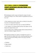 PECT PREK-4 MODULE COURSEWORK SCRIPT QUESTIONS AND SOLUTIONS 2026 100&percnt; CORRECT&period;
