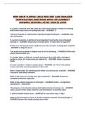 NEW CWCM FLORIDA CHILD WELFARE CASE MANAGER CERTIFICATION QUESTIONS WITH 100&percnt;CORRECT ANSWERS VERIFIED LATEST UPDATE 2026&excl;&excl;