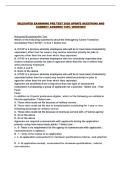 DELEGATED EXAMINING PRE TEST 2026 UPDATE QUESTIONS AND CORRECT ANSWERS 100&percnt; VERIFIED&excl;&excl;