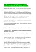 PA State Inspection Baseline Test Questions and All Correct Answers&period;