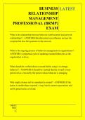 BUSINESS RELATIONSHIP MANAGEMENT PROFESSIONAL &lpar;BRMP&rpar; EXAM  QUESTIONS AND ANSWERS 2026