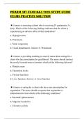 PHARM ATI EXAM Q&A 2026 STUDY GUIDE EXAMS PRACTICE SOLUTION