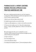 PHARMACOLOGY A PATIENT-CENTERED NURSING PROCESS APPROACH 2026 PRACTICE QUESTION SET ONE