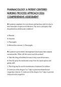 PHARMACOLOGY A PATIENT-CENTERED NURSING PROCESS APPROACH 2026 COMPREHENSIVE ASSESSMENT
