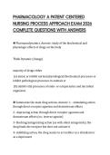 PHARMACOLOGY A PATIENT CENTERED NURSING PROCESS APPROACH EXAM 2026 COMPLETE QUESTIONS WITH ANSWERS