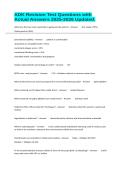 ADK Revision Test Questions with Actual Answers 2025-2026 Updated&period;