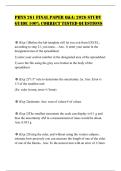 PHYS 261 FINAL PAPER Q&A&colon; 2026 STUDY GUIDE 100&percnt; CORRECT TESTED QUESTIONS