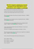 MD-102&colon; Endpoint Administrator Practice  Assessment Exam UPDATED ACTUAL  QUESTIONS AND CORRECT ANSWERS