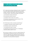 PMHNP ANCC EXAMS SET VIEW AHEAD EXAM 2026 FULL SOLUTION