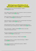 HIM Final Exam UPDATED ACTUAL  QUESTIONS AND CORRECT ANSWERS